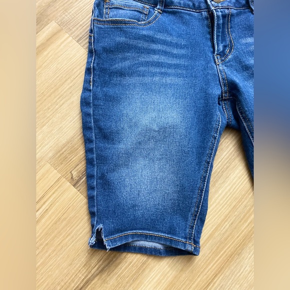 ❤️😎Paris Blues Blue Bermuda Denim Vintage Shorts - Picture 2 of 9